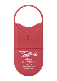 Doc Johnson Juicy Head - Dry Mouth Spray To-Go - Apple - 0.3 fl oz / 9 ml