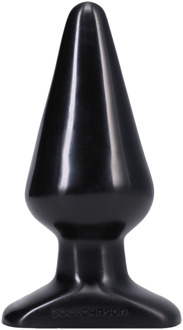 Doc Johnson Klassieke Butt Plug - Groot - Zwart