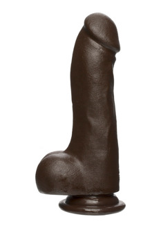 Doc Johnson Master D - Realistic FIRMSKYN Dildo met Ballen - 7 / 18 cm