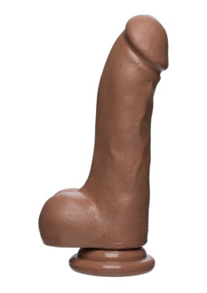 Doc Johnson Master D - Realistic FIRMSKYN Dildo met Ballen - 7 / 18 cm