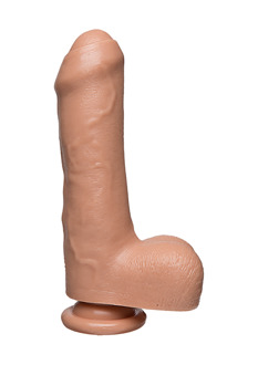 Doc Johnson Ongeknipt D - Realistische FIRMSKYN Dildo met Ballen - 7 / 18 cm