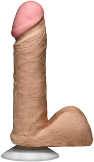 Doc Johnson Realistic Cock met Ballen - Verwijderbare Vac-U-Lock Zuignap - ULTRASKYN - 6 / 16,5 cm - Vanille