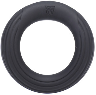 Doc Johnson Rev Cock Throbber - Vibrerende Cockring - Groot - Zwart