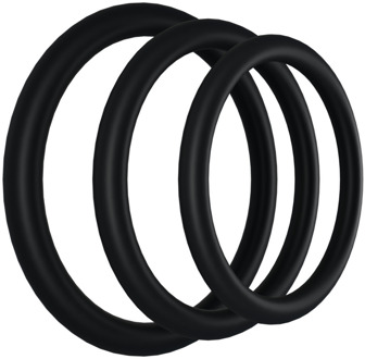 Doc Johnson Tri-Pack Rubber Gasket - Cockring Set