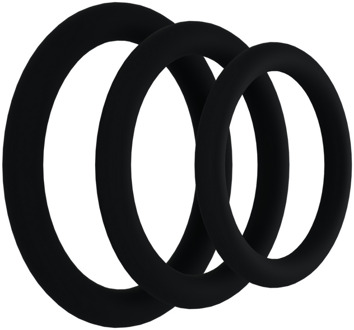 Doc Johnson Tri-Pack Silicone Gasket - Cockring Set