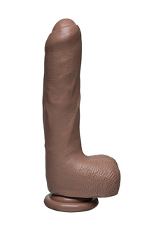 Doc Johnson Uncut D - Realistic FIRMSKYN Dildo met Ballen - 9 / 22 cm