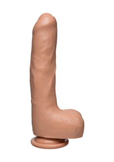 Doc Johnson Uncut D - Realistic FIRMSKYN Dildo met ballen - 9 / 22 cm