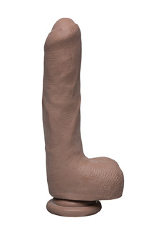 Doc Johnson Uncut D - Realistic ULTRASKYN Dildo met Ballen - 9 / 22 cm