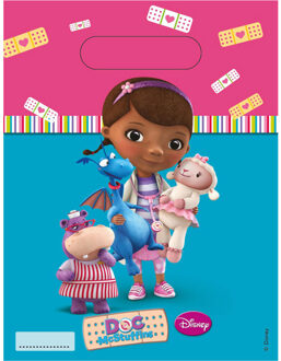 Doc McStuffins Uitdeelzakjes 23x16,5cm 6 stuks