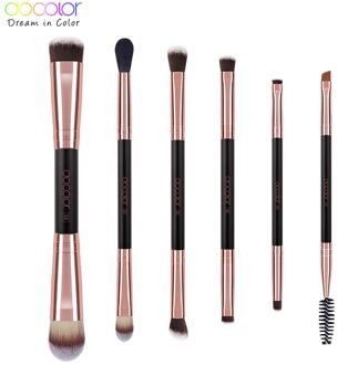 Docolor Eye Make-Up Kwasten Professionele Oogschaduw Borstel Set Wenkbrauw Blending Concealer Shader Brush Voor Make-Up Cosmetische Gereedschap