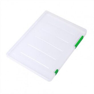 Document Case Praktische Slijtvaste Transparante Document Plastic Case Voor Tijdschriften Transparant Document Plastic Case groen