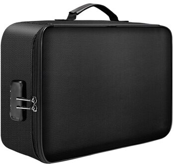 Document Organizer-Waterdichte Draagbare Bestandsmap Tas-Travel Safe Bag Met Sluizen-Praktisch En Veilig Reizen tas