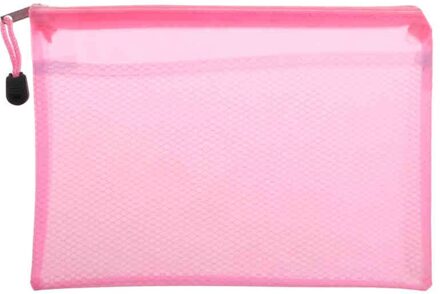 Document Tas A5 Rits Bestand Pocket Organizer Kantoor School Waterdichte 090F Roze