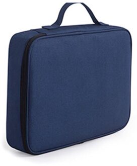 Document Ticket Opbergtas Waterdichte Grote Capaciteit Certificaten Bestanden Organizer Voor Home Office Travel (Marine)