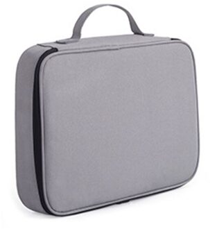 Document Ticket Opbergtas Waterdichte Grote Capaciteit Voor Home Office Travel grijs