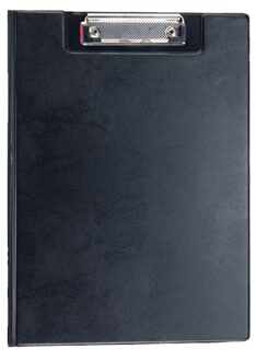 Documenten Clipboard in A4 formaat - zwart - pvc - klembord - 21 x 29 cm