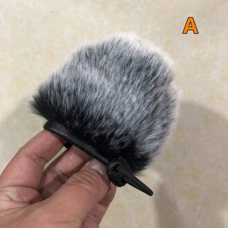 Dode Kat Outdoor Kunstmatige Bont Wind Muff Voorruit Shield Buiten Voorruit Voor Zoom H3-VR Alleen A-Lock