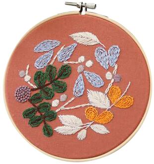 Doden Tijd Cirkel Borduurwerk Kit, Handwerken Borduren, Kruissteek Kits, Borduren Voor Beginner, diy Art Naaien Craft Cd