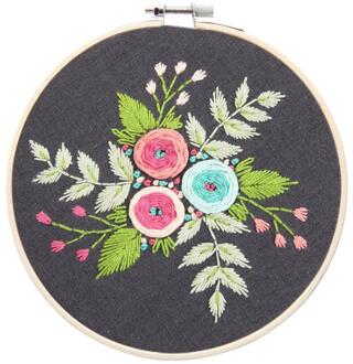 Doden Tijd Cirkel Borduurwerk Kit, Handwerken Borduren, Kruissteek Kits, Borduren Voor Beginner, diy Art Naaien Craft Cd