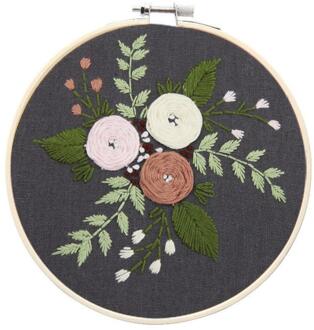 Doden Tijd Cirkel Borduurwerk Kit, Handwerken Borduren, Kruissteek Kits, Borduren Voor Beginner, diy Art Naaien Craft Cd