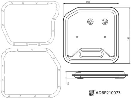 Dodge Filterset transmissieolie ADBP210073