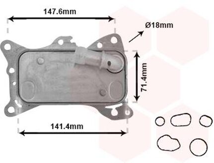 Dodge Oliekoeler, motorolie 30013705