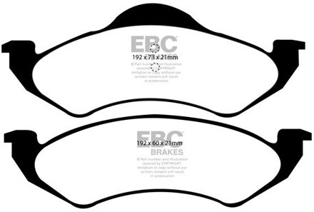 Dodge Remblokkenset, schijfrem DP1275