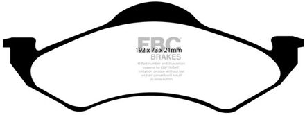 Dodge Remblokkenset, schijfrem DP1318