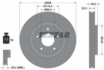 Dodge Remschijf 92178703