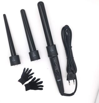 DODO 3 In 1 Haarkrulspelden Care Styling Curling Wand Verwisselbare 3 Onderdelen Clip Haar Ijzer Krultang Set Curler Haar Stijlen Tool EU