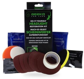 Doe-het-zelf koplamp polijstset