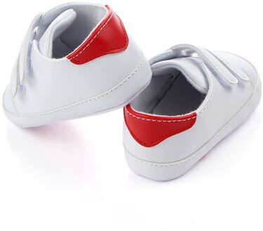 Doek Eerste Wandelaar Cartoon Vos Baby Boy Meisjes Schoenen Bebe Peuter Mocassins 0-3 3-6 6 -10 Non-Slip Zachte Bodem Schoenen rood / 13