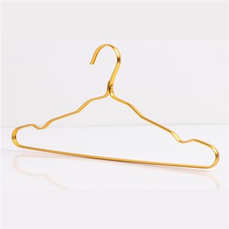Doek Hanger Duurzaam Antideformation Aluminium Legering Kast Volwassen Rok Jurk Kleding Handdoek Opslag Rack Closet Space Saver goud
