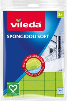 Doeken & Sponzen Vileda Vileda Spongidou 3St.