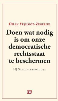 Doen Wat Nodig Is Om Onze Democratische Rechtsstaat Te Beschermen - Ew Boeken - Dilan Yesilgöz-Zegeruis