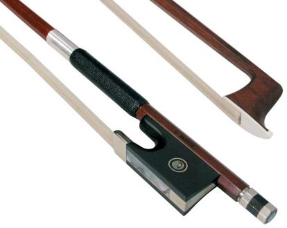 Dörfler DV10 vioolstrijkstok 4/4 vioolstrijkstok 4/4, massaranduba, Parijs oog, met hiel, achthoekig