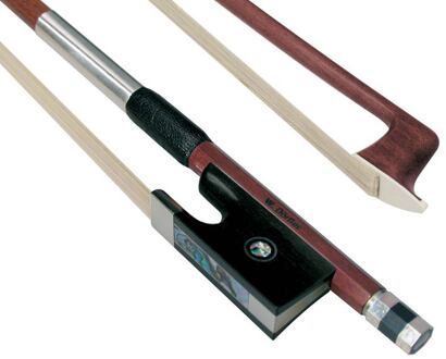 Dörfler DV19 vioolstrijkstok 4/4 vioolstrijkstok 4/4, pernambuco, Parijs oog, met hiel, rond