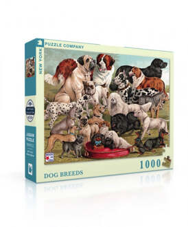 Dog Breeds - NYPC Vintage Images Collectie Puzzel 1000 Stukjes