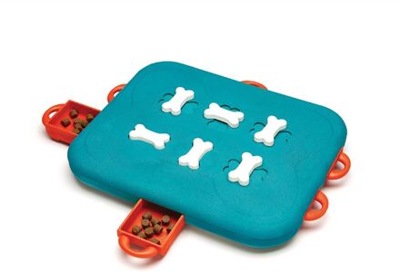 Dog Casino - Turquoise/Oranje - 31,5 x 26 x 4,5 cm