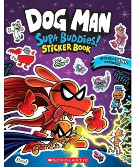 Dog Man: Supa Buddies Sticker Book - Dog Man Movie - Scholastic