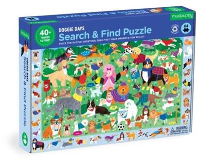 Dog Park 64 Piece Search And Find Puzzle -  Mudpuppy (ISBN: 9780735378919)