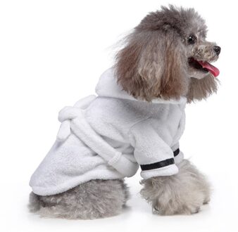 Dog Thick Hoode Bathrobe Dog Hoodie Winter Pet Dog Clothes For Dogs Coat Jacket Cotton Ropa Perro Bulldog Clothing#0803LJC
