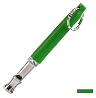 Dog Training Whistle Ultrasone Supersonic Sound Rustig Trainning Fluitjes Pet Training Gehoorzaamheid Messing Verchroomd Fluitje Te groen