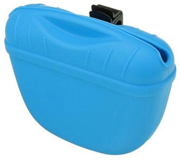 Dog Treat Pouch, Siliconen Dog Training Tas Beloning Snack Taille Zak Met Magnetische Sluiting En Riemclip blauw