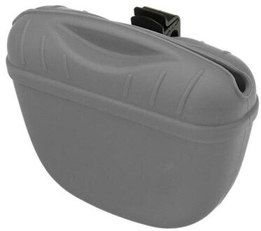 Dog Treat Pouch, Siliconen Dog Training Tas Beloning Snack Taille Zak Met Magnetische Sluiting En Riemclip grijs