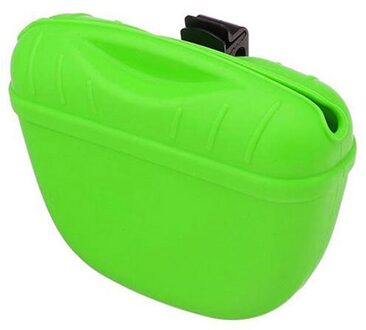 Dog Treat Pouch, Siliconen Dog Training Tas Beloning Snack Taille Zak Met Magnetische Sluiting En Riemclip groen