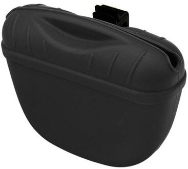 Dog Treat Pouch, Siliconen Dog Training Tas Beloning Snack Taille Zak Met Magnetische Sluiting En Riemclip zwart