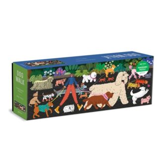 Dog Walk 1000 Piece Panoramic Puzzle - Galison