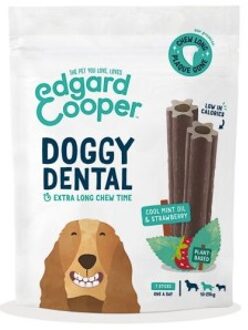 Doggy Dental Sticks Aardbei - Frisse Muntolie Medium