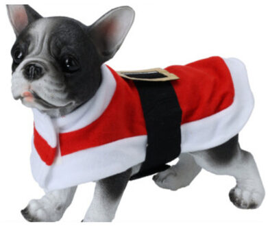 Dogs collection Kerstman outfit - voor huisdieren - rood - 23 cm